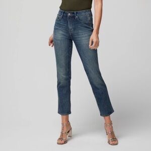 White House Black Market The Straight Crop Sculpt High Rise Stretch Jeans Size 4